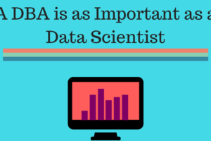 A Database Administrator is as important as a Data Scientist and other data professionals